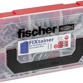 fischer Fixtainer SX Plugs Screws Box Ούπα Πλαστικό 210τμχ