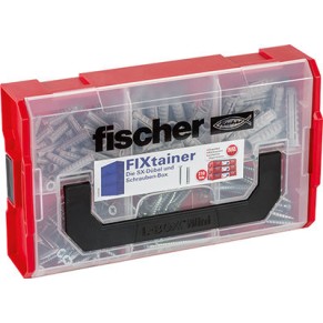 fischer Fixtainer SX Plugs Screws Box Ούπα Πλαστικό 210τμχ