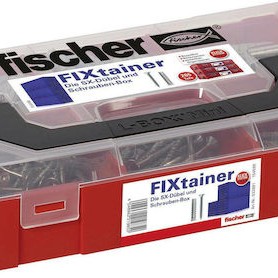 fischer Fixtainer SX Plugs Screws Box Ούπα Πλαστικό 210τμχ