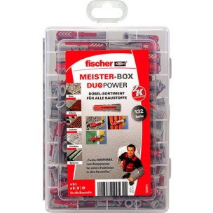 fischer Box Duopower Ούπα Πλαστικό 132τμχ