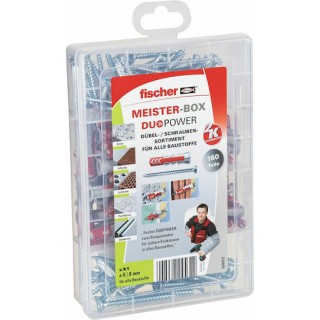 fischer MeisterBox DuoPower Ούπα Πλαστικό 160τμχ