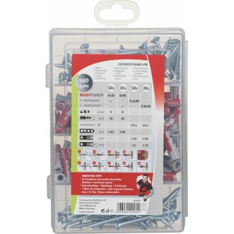 fischer MeisterBox DuoPower Ούπα Πλαστικό 160τμχ