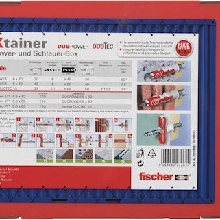 fischer FIXtainer Duopower Ούπα Πλαστικό 90τμχ 539868