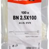 fischer Δεματικά Καλωδίων 100x2.5mm Διάφανο 100τμχ 87478