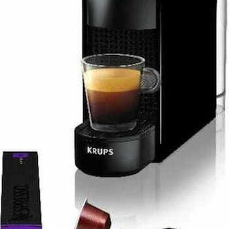 Krups Essenza Mini Καφετιέρα για Κάψουλες Nespresso Πίεσης 19bar Black