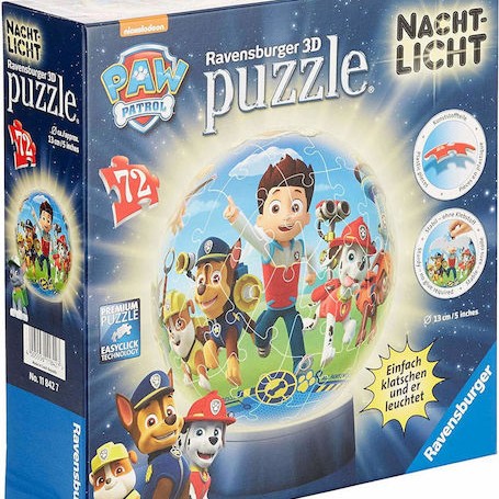 Puzzleball Paw Patrol 72pcs για 6+ Ετών Ravensburger