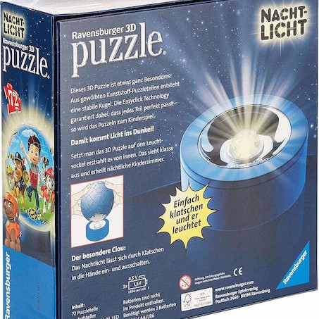 Puzzleball Paw Patrol 72pcs για 6+ Ετών Ravensburger
