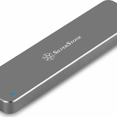 Silverstone Θήκη για Σκληρό Δίσκο M.2 SATA III με σύνδεση USB3.1 σε Γκρι χρώμα