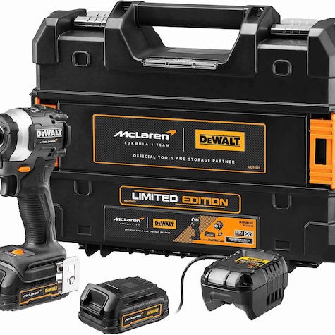 Dewalt McLaren Παλμικό Κατσαβίδι Μπαταρίας 18V 2x1.7Ah