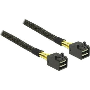 DeLock Mini SAS - Mini SAS Cable 50cm Μαύρο (83386)