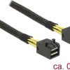DeLock Mini SAS - Mini SAS Cable 50cm Μαύρο (83386)