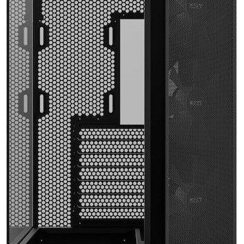 NZXT H6 Flow RGB Gaming Midi Tower Κουτί Υπολογιστή με Πλαϊνό Παράθυρο Μαύρο