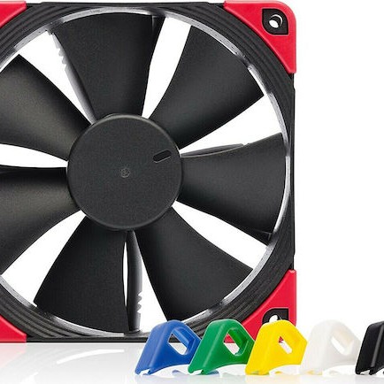 Noctua NF-F12 Chromax.black.swap Case Fan 120mm με Σύνδεση 4-Pin PWM