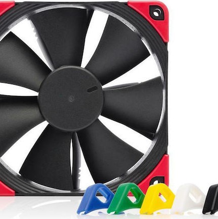 Noctua NF-S12A chromax.black.swap Case Fan 120mm με Σύνδεση 4-Pin PWM