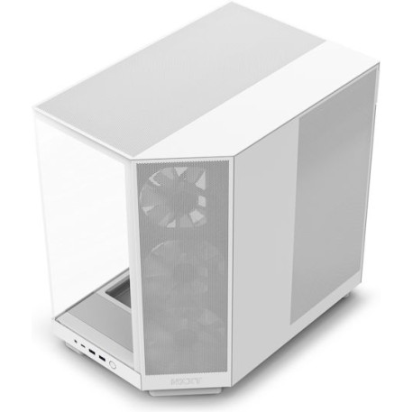 NZXT H6 Flow RGB Gaming Midi Tower Κουτί Υπολογιστή με Πλαϊνό Παράθυρο Λευκό