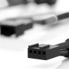 Noctua Chromax NA-SYC1 4-Pin pwm - 2x 4-Pin pwm Cable Μαύρο