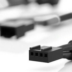 Noctua Chromax NA-SYC1 4-Pin pwm - 2x 4-Pin pwm Cable Μαύρο