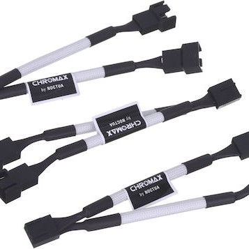 Noctua Chromax NA-SYC1 4-Pin pwm - 2x 4-Pin pwm Cable Μαύρο