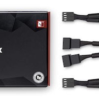 Noctua Chromax NA-SYC1 4-Pin pwm - 2x 4-Pin pwm Cable Μαύρο