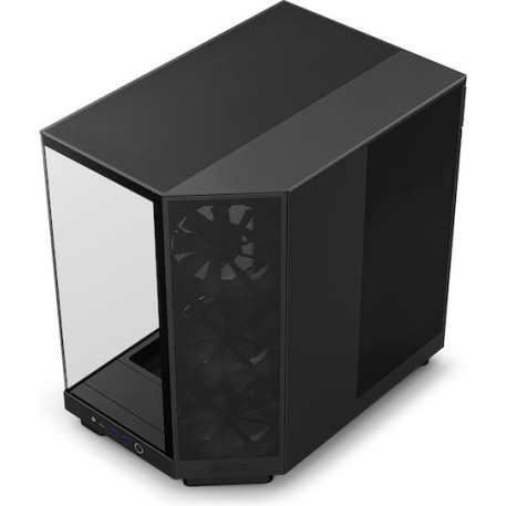 NZXT H6 Flow Gaming Midi Tower Κουτί Υπολογιστή με Πλαϊνό Παράθυρο Μαύρο
