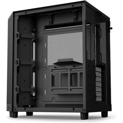 NZXT H6 Flow Gaming Midi Tower Κουτί Υπολογιστή με Πλαϊνό Παράθυρο Μαύρο
