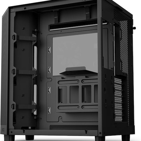 NZXT H6 Flow Gaming Midi Tower Κουτί Υπολογιστή με Πλαϊνό Παράθυρο Μαύρο