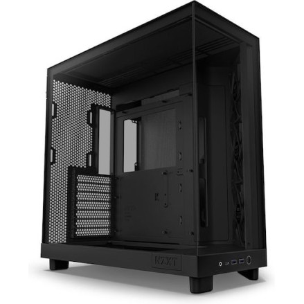 NZXT H6 Flow Gaming Midi Tower Κουτί Υπολογιστή με Πλαϊνό Παράθυρο Μαύρο