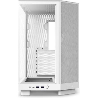 NZXT H6 Flow Gaming Midi Tower Κουτί Υπολογιστή με Πλαϊνό Παράθυρο Λευκό