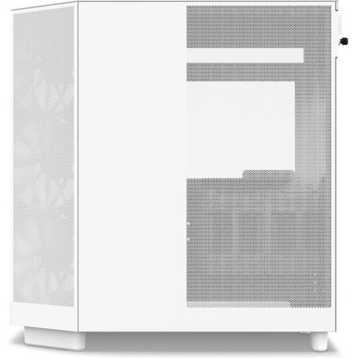 NZXT H6 Flow Gaming Midi Tower Κουτί Υπολογιστή με Πλαϊνό Παράθυρο Λευκό