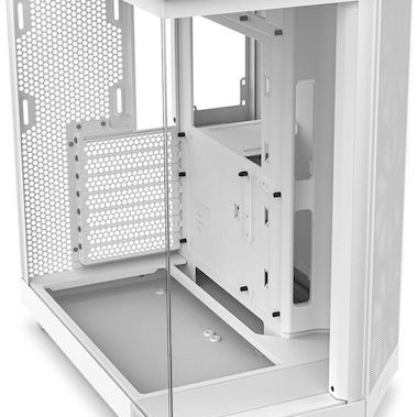 NZXT H6 Flow Gaming Midi Tower Κουτί Υπολογιστή με Πλαϊνό Παράθυρο Λευκό