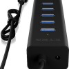 Icy Box USB 3.0 Hub 7 Θυρών με σύνδεση USB-C