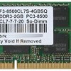G.Skill Ripjaws DDR3 με Module 1x4GB και Ταχύτητα 1066 για Laptop