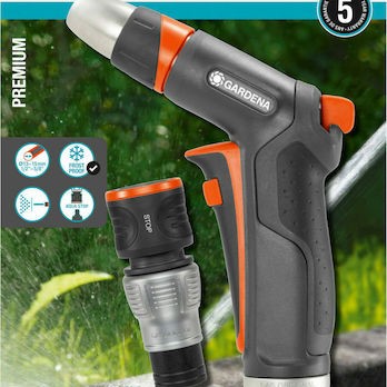 Gardena Premium Σετ Πιστόλι Νερού με Ταχυσυνδέσμους