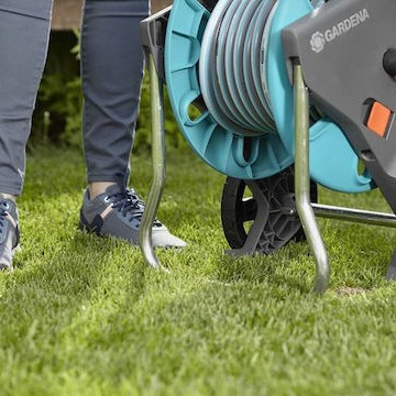 Gardena Τροχήλατη Ανέμη Ποτίσματος με Λάστιχο 20m Classic Aquaroll