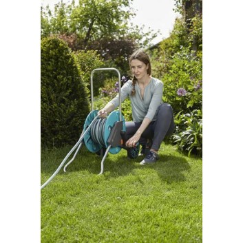 Gardena Τροχήλατη Ανέμη Ποτίσματος με Λάστιχο 20m Classic Aquaroll