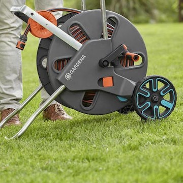 Gardena Τροχήλατη Ανέμη Ποτίσματος για Λάστιχο έως 100m Classic Cleverroll L Easy