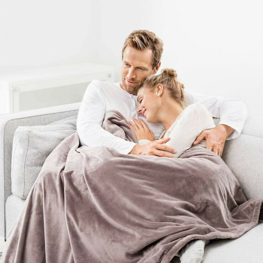 Beurer HD 75 Ημίδιπλη Ηλεκτρική Κουβέρτα Πλενόμενη Καφέ 100W 130x180εκ.