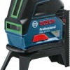 Bosch GCL 2-15 G Professional Αυτορυθμιζόμενο Γραμμικό Αλφάδι Laser Πράσινης Δέσμης 1.5V με Εύρος Εργασίας 15m