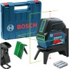 Bosch GCL 2-15 G Professional Αυτορυθμιζόμενο Γραμμικό Αλφάδι Laser Πράσινης Δέσμης 1.5V με Εύρος Εργασίας 15m