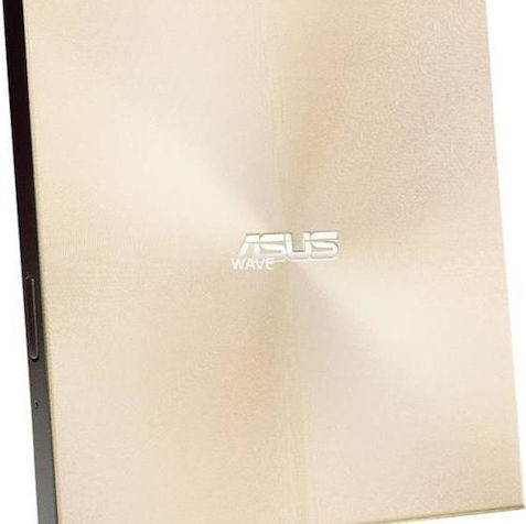 Asus ZenDrive U9M Εξωτερικός Οδηγός Εγγραφής/Ανάγνωσης DVD/CD για Laptop / Desktop Χρυσό