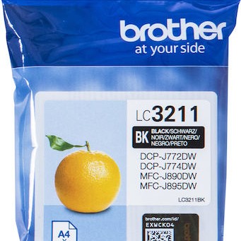 Brother LC-3211 Γνήσιο Μελάνι Εκτυπωτή InkJet Μαύρο (LC-3211BK)
