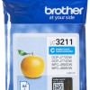 Brother LC-3211 Γνήσιο Μελάνι Εκτυπωτή InkJet Κυανό (LC-3211C)