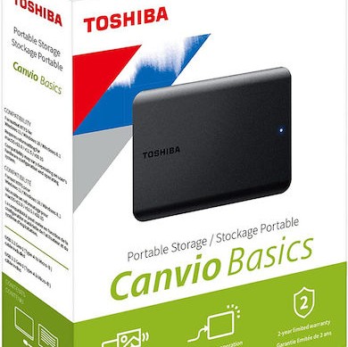 Toshiba Canvio Basics 2022 USB 3.2 Εξωτερικός HDD 2TB 2.5