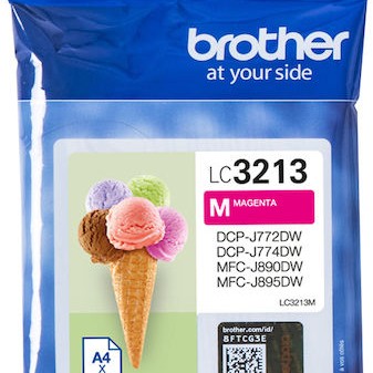 Brother LC-3213 Γνήσιο Μελάνι Εκτυπωτή InkJet Ματζέντα (LC-3213M)