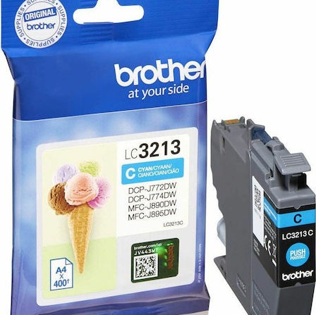 Brother LC-3213 Γνήσιο Μελάνι Εκτυπωτή InkJet Κυανό (LC-3213C)