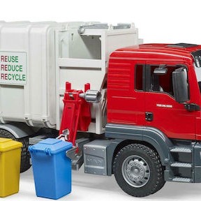 Bruder Φορτηγό Απορριμματοφόρο Man TGS για 3+ Ετών