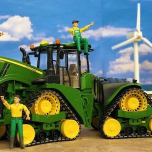 Bruder Τρακτέρ John Deere 9620rx With Track Belts για 3+ Ετών
