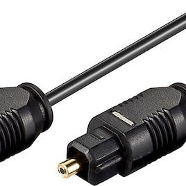 Goobay Optical Audio Cable TOS male - TOS male Μαύρο 0.5m (50563)