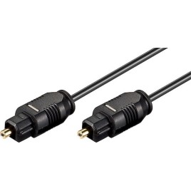 Goobay Optical Audio Cable TOS male - TOS male Μαύρο 0.5m (50563)