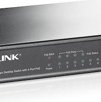 TP-LINK TL-SF1008P v4 Unmanaged L2 PoE Switch με 8 Θύρες Ethernet